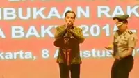 Presiden Jokowi membuka muktamar Mathlaul Anwar, hingga I Ketut Suwandi dan I Made Arjaya mengundurkan diri dari Pilkada 2015.