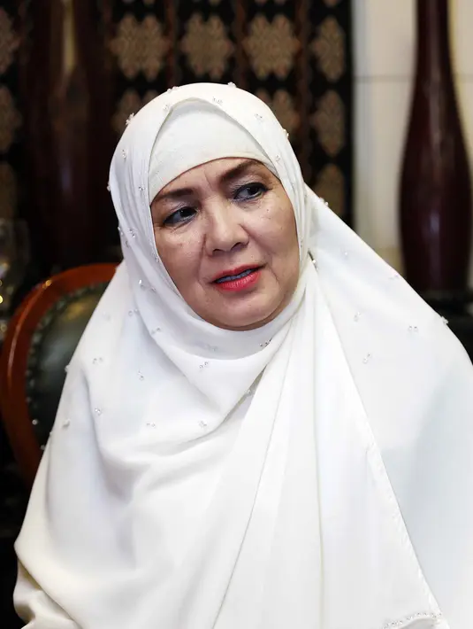 Pemeran dalam film 'Intan Perawan Kubu' (1972) itu lebih banyak disibukkan dengan mengikuti pengajian dan majelis Taklim. (Nurwahyunan/Bintang.com)