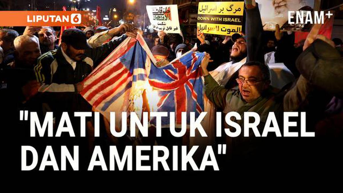 VIDEO: Teriak Mati untuk Israel dan Amerika, Ribuan Warga Iran Kepung ...