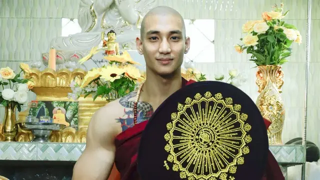 Deretan Potret Model Myanmar Jadi Biksu Selama 10 Hari yang Sukses Bikin Heboh