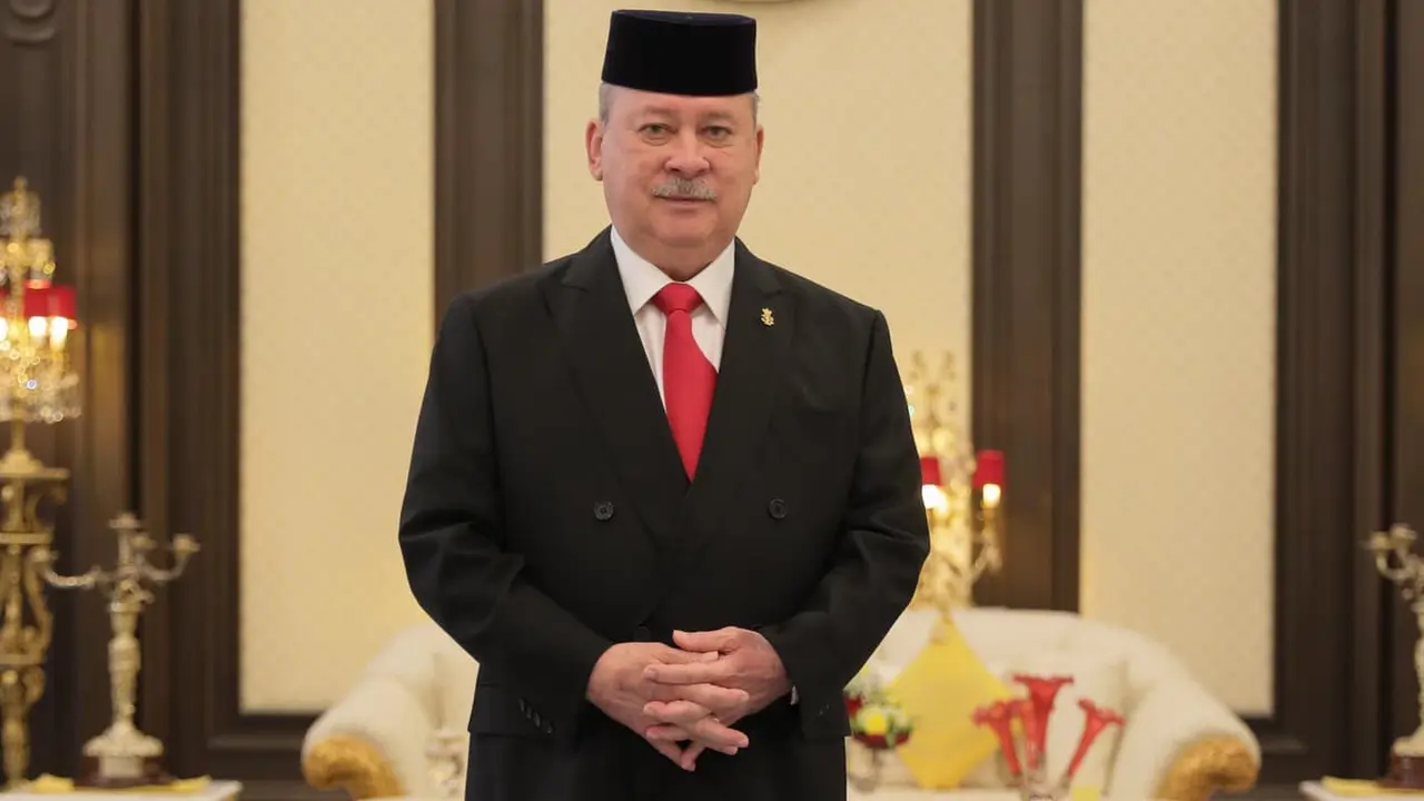 Penguasa Johor Sultan Ibrahim Sultan Iskandar dalam Konferensi Para Penguasa dalam Rapat (Khusus) ke-263 di Istana Negara Malaysia, ia ditunjuk menjadi Raja Malaysia. (Facebook/Sultan Ibrahim Sultan Iskandar)