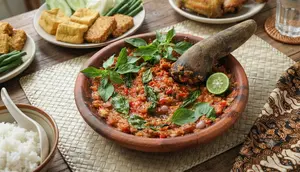 Cara Membuat Sambal Kemangi Terasi, Bikin Nagih dan Nambah Nasi