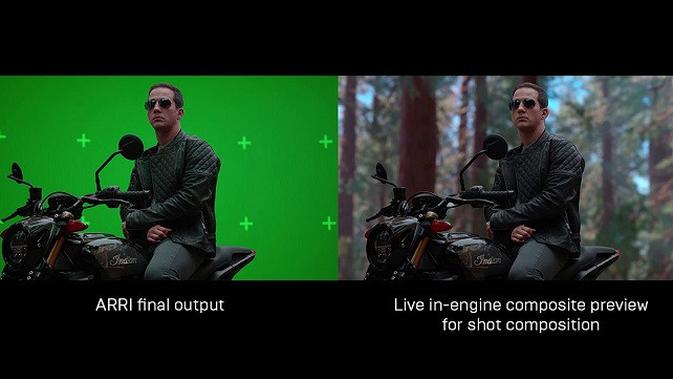 Pemanfaatan teknologi video gim dalam produksi film. (Foto. Epic Games)