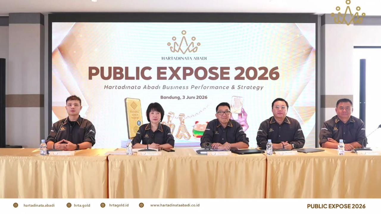 Penjualan Emas Murni Hartadinata Tembus 7,8 Ton