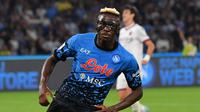 Striker Napoli Victor Osimhen. (Tiziana FABI / AFP)