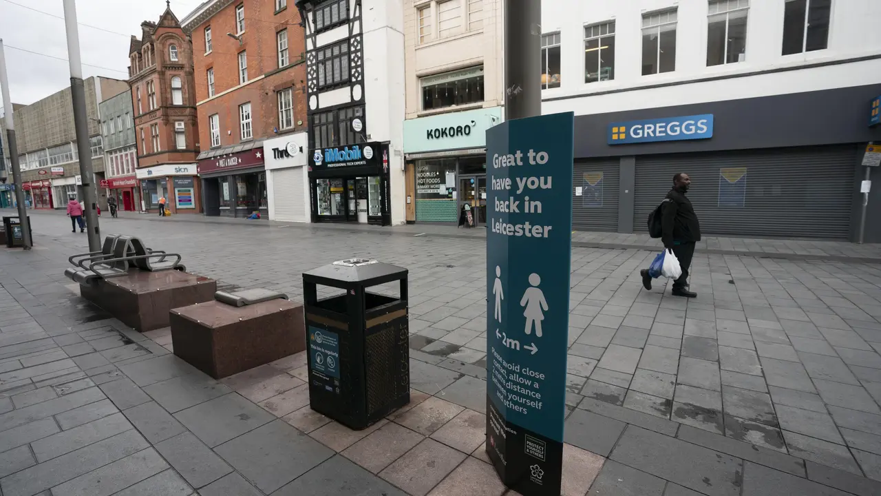 Penampakan Kota Leicester yang Tetap Terapkan Lockdown