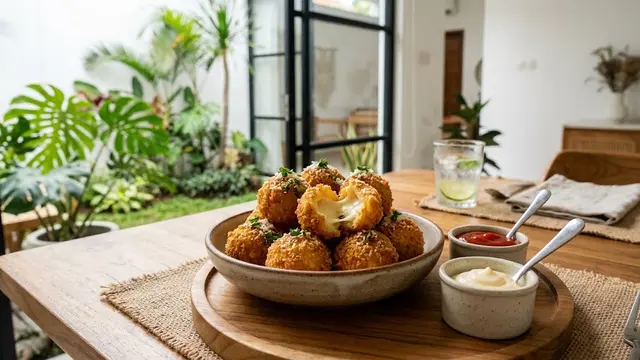 Resep Cheesy Mashed Potato Balls, Camilan Renyah dengan Keju Lumer di Dalam