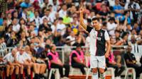 Cristiano Ronaldo berhasil menghibur penonton di Stadion Nasional Singapura pada laga ICC 2019. (International Champions Cup)