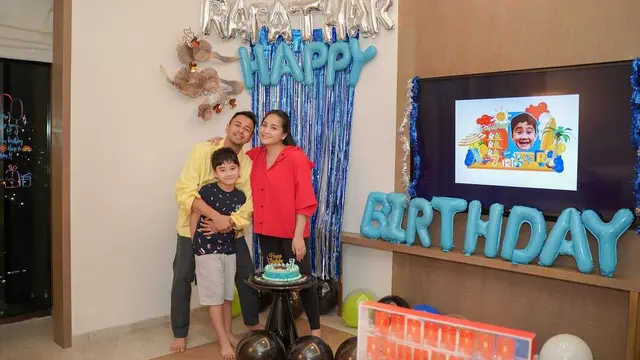 Raffi Ahmad dan Nagita Slavina rayakan ultah Rafathar (Instagram/raffinagita1717)