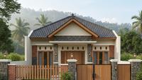 7 Model Rumah Sederhana Tapi Mewah dengan Pagar Bata Ekspos 2025 yang Cocok untuk Tinggal di Desa (Foto: Gemini AI)