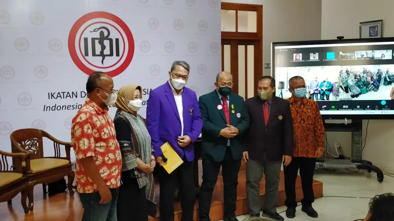 IDI dan Organisasi Kesehatan Lain Minta Dilibatkan dalam Proses Pembentukan RUU Kesehatan Omnibus Law, Menteng, Jakarta Pusat, Senin (26/9/2022). Foto: (Liputan6.com/Ade Nasihudin).