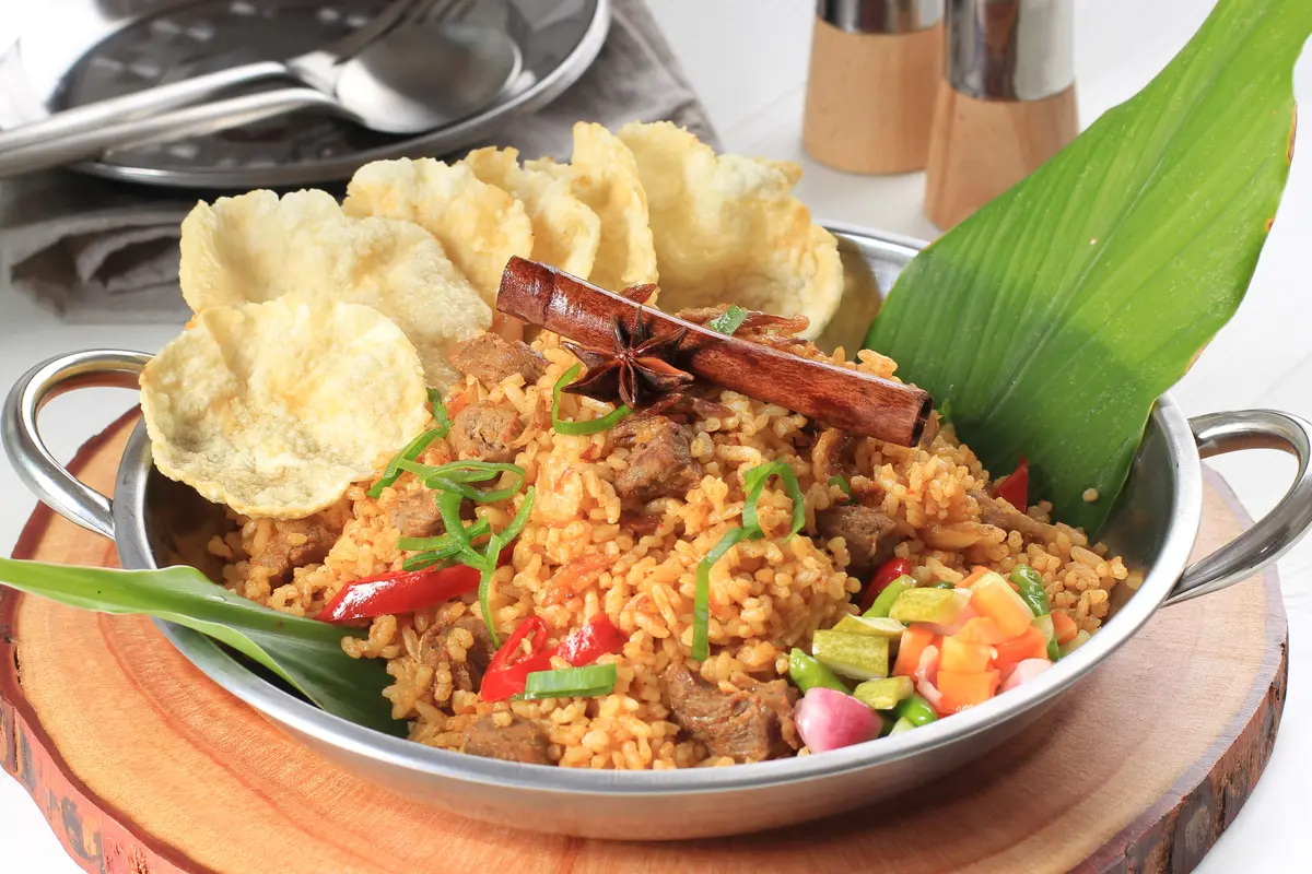 Resep Nasi Kebuli Kambing Rice Cooker