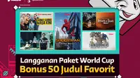 Langganan Paket Piala Dunia 2022 di Vidio, Bonus 50 Judul Tontonan Seru