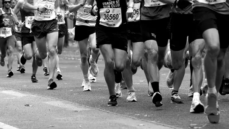 Ilustrasi lomba lari maraton (pixabay)