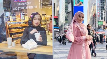 6 Potret Terry Putri Liburan Ke Amerika, Tampil Menawan dengan Gaya Hijabnya