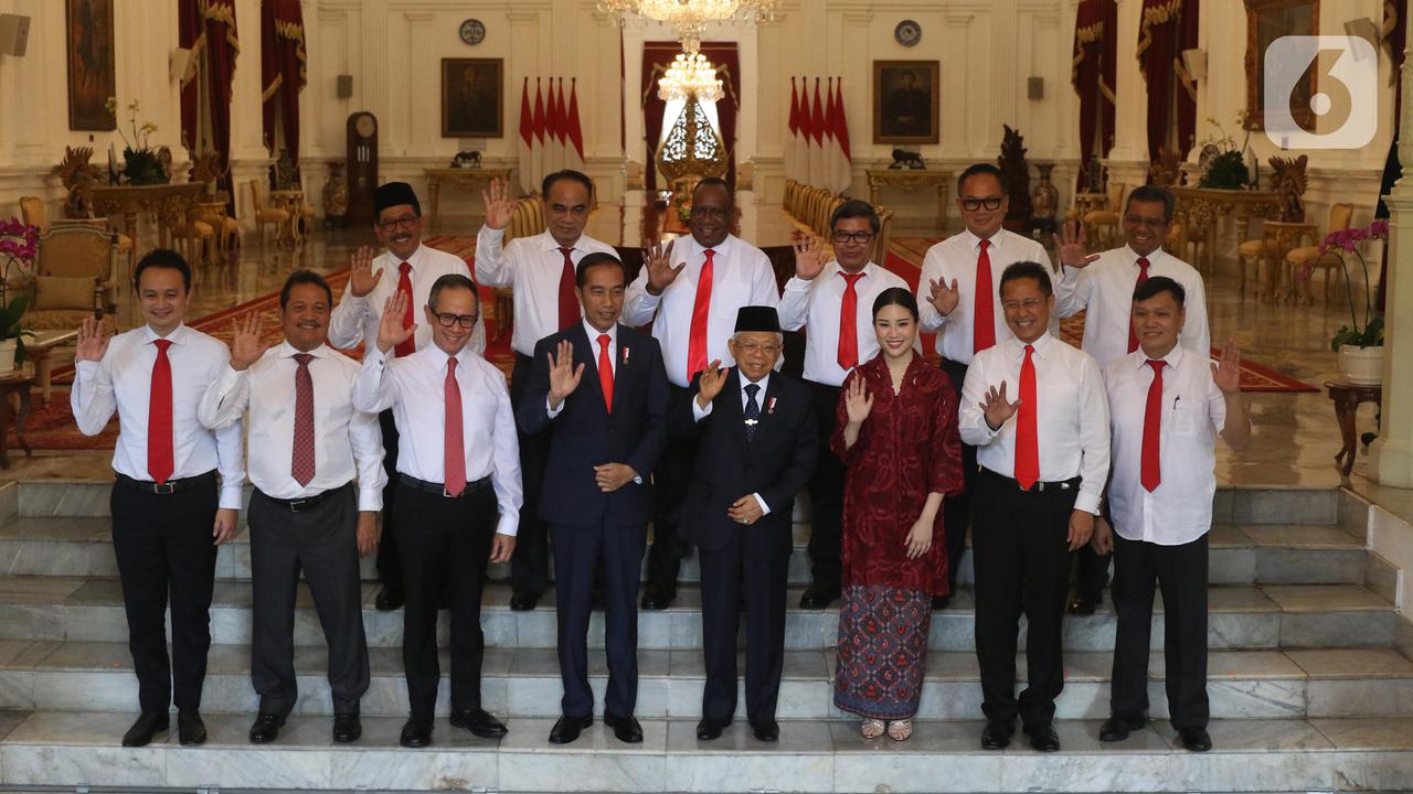 Jokowi Perkenalkan 12 Wakil Menteri Kabinet Indonesia Maju