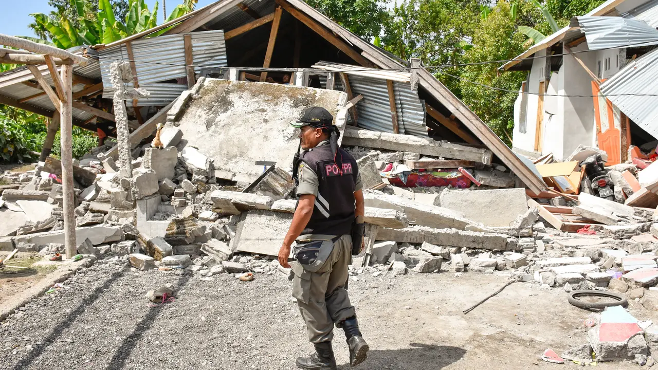 Dampak Gempa Bumi di Lombok