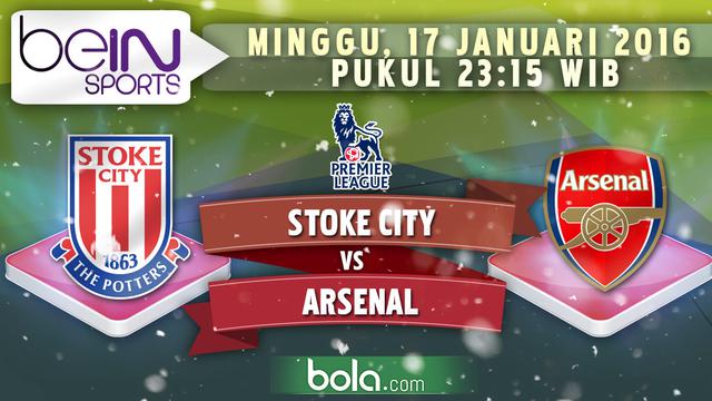 Stoke City vs Arsenal (Bola.com/Samsul Hadi)