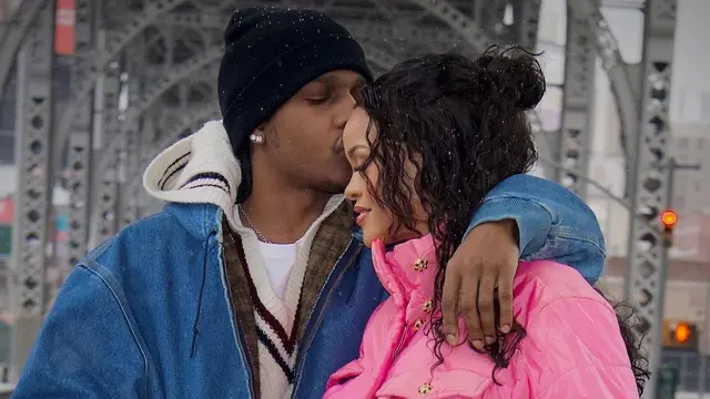 Rihanna dan A$AP Rocky. (Instagram/ badgalriri)