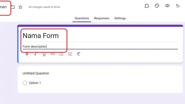 Tips Cepat dan Mudah Membuat Google Form Lewat Laptop