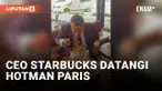 Nyeleneh, Hotman Paris Makan Soto Ayam di Starbucks