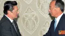 Menteri Kelautan dan Perikanan Fadel Muhammad menerima kunjungan Duta Besar Jepang untuk Indonesia Yoshinori Katori pada, Senin (12/9).