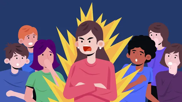 Ilustrasi emosi, marah, berkata kasar