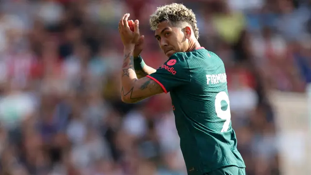 Foto: Momen Perpisahan Manis Roberto Firmino, Cetak Gol Terakhir Bersama Liverpool di Liga Inggris