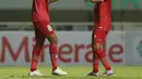 <p>Pemain Timnas Indonesia U-17, Arkhan Kaka Putra berselebrasi dengan rekan setimnya setelah mencetak gol ke gawang Guam dalam laga Kualifikasi Piala Asia U-17 2023 Grup B di Stadion Pakansari, Cibinong, Kabupaten Bogor, Jawa Barat, Senin (3/10/2022). Meski tanpa suporter, Indonesia memulai laga dengan sangat baik. (FOTO: Dok. PSSI)</p>