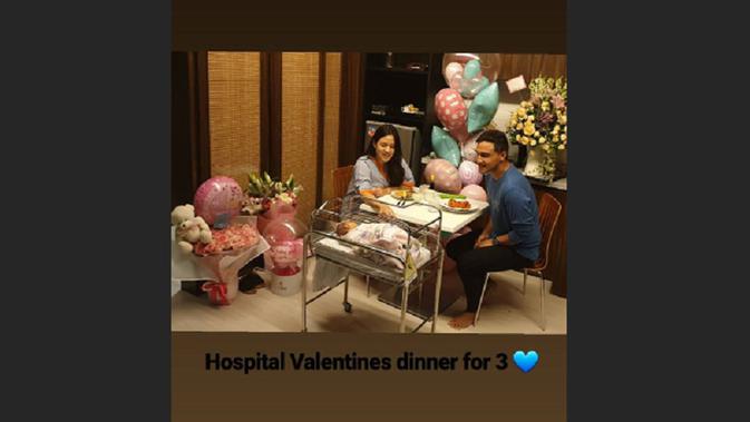 romantisnya raisa - hamish daud rayakan valentine dengan anak