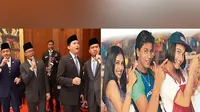Viral Video Delegasi Indonesia Pendamping Presiden Prabowo di India Nyanyi Kuch Kuch Hota Hai