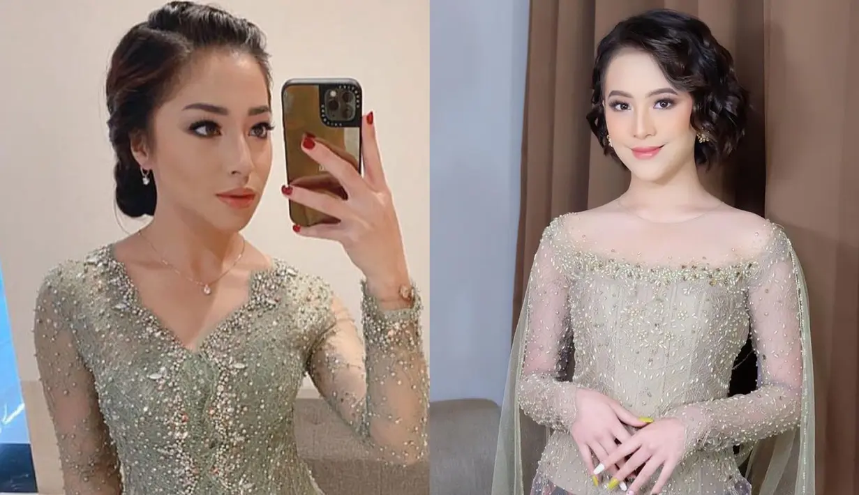 Saat menikah pada Januari lalu, Mikha Tambayong tampil elegan berbalut kebaya model cheongsam. [@miktambayong].