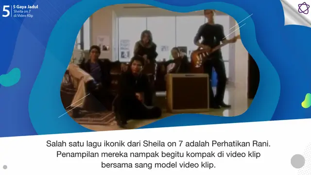 [Bintang] 5 Gaya Jadul Sheila on 7 di Video Klip