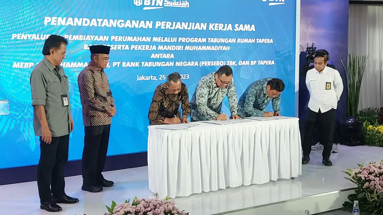 Pimpinan Pusat Muhammaiyah bersama Bank Tabungan Negara (BTN), dan BP Tapera gandengan memberikan akses pembelian rumah bagi warga atau umat Muhammadiyah.