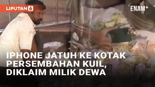 VIDEO: Viral iPhone Jatuh ke Kotak Persembahan Kuil di India, Pemilik Dilarang Mengambil Kembali