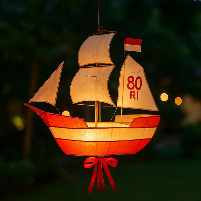 Model Lampion 17 Agustus (Foto: ChatGPT)