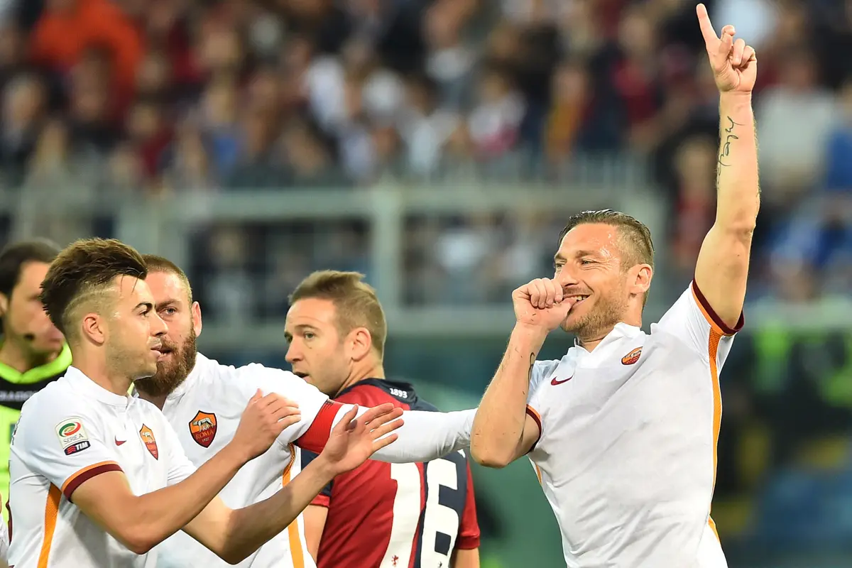 Gelandang AS Roma, Francesco Totti
