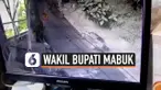 thumbnail wakil bupati mabuk dan tabrak polwan