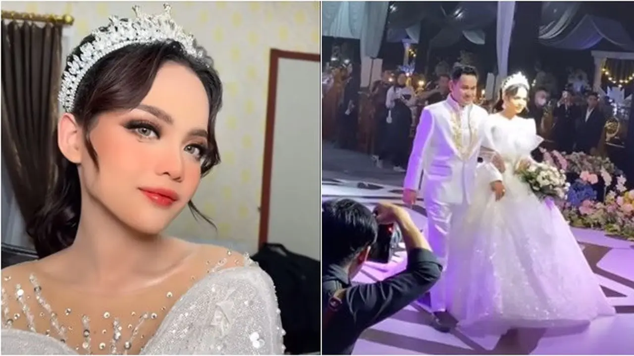 8 Potret Putri Isnari di Resepsi Ngunduh Mantu, Tampil Memukau Bak Princess