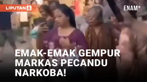 VIDEO: Basecamp Narkoba di Jambi Digerebek Sekelompok Emak-emak