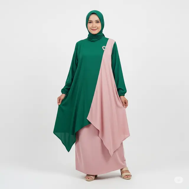 8 Outfit Gamis Ibu-Ibu untuk Jalan-Jalan yang Nyaman dan Stylish 2025