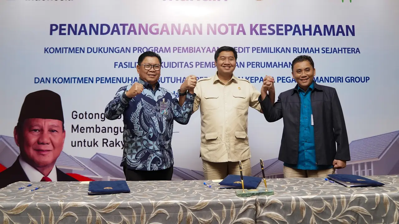 Bank Mandiri (Perssero) Tbk (BMRI) menjalin kerja sama strategis dengan Kementerian Perumahan dan Kawasan Permukiman (PKP) serta Badan Pengelola Tabungan Perumahan Rakyat (BP Tapera). (Foto: istimewa)