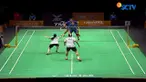 Ganda campuran Indonesia, Hafiz dan Shela, gagal melaju ke semifinal setelah dikalahkan pasangan Thailand.