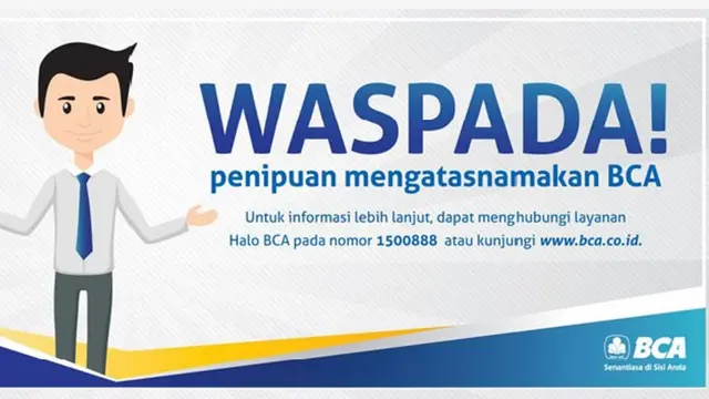 waspada penipuan mengatasnamakan BCA