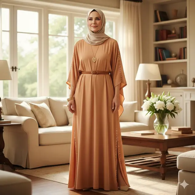 Model Gamis Harian yang Nyaman Dipakai Ibu Usia 50 Tahun ke Atas