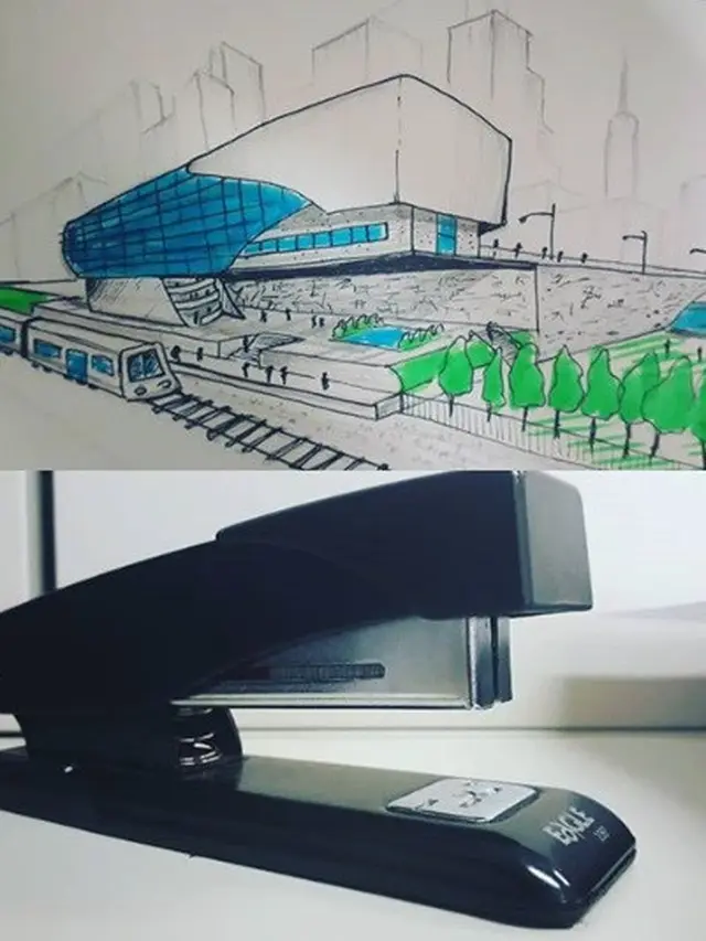 desain bangunan terinspirasi dari benda sehari-hari
