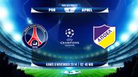PSG vs Apoel (Liputan6.com/Sangaji)