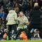 Selebrasi Calum McFarlane dalam laga Liga Inggris antara Man City vs Chelsea, Senin (5/1/2026). (AP Photo/Dave Thompson)