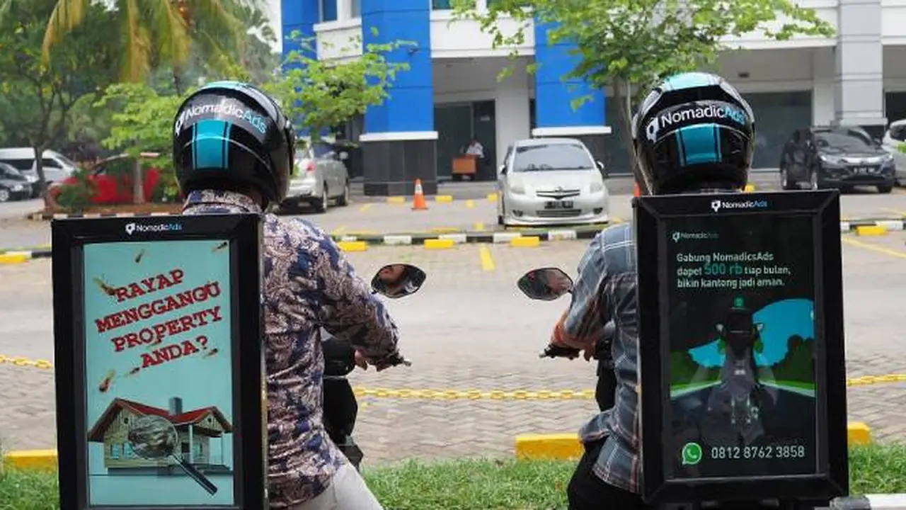 Iklan digital di ojek online