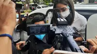 Gisel penuhi panggilan polisi terkait kasus dugaan video syurl. (Liputan6.com/Ady Anugrahadi)